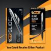 imageBIC Glide Black Retractable Ballpoint Pens Medium Point 10mm 12Count Pack Ultra Smooth Writing Black PensBlack