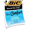 imageBIC Round Stic Grip XtraComfort Fine Ball Point Pen Blue 12 Pack