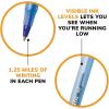 imageBIC Round Stic Xtra Life Blue Ballpoint Pens Medium Point 10mm 500Count Pack of Bulk Pens Flexible Round Barrel for Writing Comfort No 1 Selling Ballpoint Pens