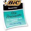 imageBIC Round Stic Xtra Precision Ballpoint Pen Fine Point 08mm Blue 12Count12 Count Pack of 1