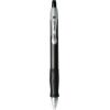 imageBIC Velocity Retractable Ballpoint Pens Medium Point 10 mm Black Ink Pens 12Count Pack With Comfortable GripBlack