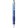 imageBIC Velocity Retractable Ballpoint Pens Medium Point 10 mm Black Ink Pens 12Count Pack With Comfortable GripBlue