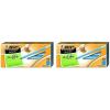 imageBIC Round Stic Xtra Precision Ballpoint Pen Fine Point 08mm Blue 12Count12 Count Pack of 2