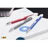 imageBIC Atlantis Exact Retractable Ball Pen Fine Point 07 mm Blue 12Count packaging may varyBlue