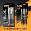 imageBIC Atlantis Original Retractable Ball Pen Medium Point 10 mm Black 4CountBlack