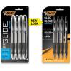 imageBIC Glide Bold Retractable Ball Point Pen Bold Point 16mm Black Great For Everyday Use 4Count