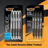 imageBIC Glide Bold Retractable Ball Point Pen Bold Point 16mm Black Great For Everyday Use 4Count
