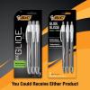 imageBIC Glide Exact Retractable Ball Point Pen Fine Point Pens 07 mm Black Precise Lines For Clean Writing 3CountRefillable