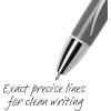 imageBIC Glide Exact Retractable Ball Point Pen Fine Point Pens 07 mm Black Precise Lines For Clean Writing 3CountRefillable