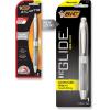 imageBIC Glide Ultra Comfort Retractable Ballpoint Pens Medium Point 10mm Black Assorted Barrel Colors 1Count Pack1 Count Pack of 1