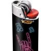 imageBIC Maxi Pocket Lighter Special Edition Neon Series Great for Candles and Firepits 8 Count Pack of Lighters