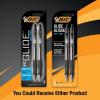 imageBIC Velocity Bold Retractable Ball Pen Bold Point 16mm Black 2 Count Great for Everyday Writing