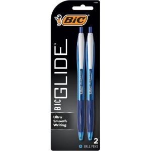 imageBIC Atlantis Original Retractable Ball Pen Medium Point 10 mm Black 4CountBlue