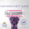 imageBIC Click 5 Soleil Womens Disposable Razor Refills 5 Blades With a Moisture Strip For a Smoother Shave 4 Cartridges Refill Only