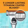 imageBIC Flex 5 Refillable Razors for Men LongLasting 5 Blade Razors for a Smooth and Comfortable Shave 1 Handle and 12 Cartridges 13 Piece Shaving KitBlackWhiteOrange