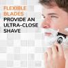 imageBIC Flex 5 Refillable Razors for Men LongLasting 5 Blade Razors for a Smooth and Comfortable Shave 1 Handle and 12 Cartridges 13 Piece Shaving KitBlackWhiteOrange