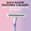 imageBIC Silky Touch Womens Disposable Razors 2 Blades For a Sensitive Soothing and Comfortable Shave 18Count