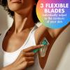 imageBIC Soleil Simply Sensitive Womens Disposable 3 Blade Razors Soothing Moisture Strip 5Count Pack