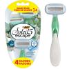 imageBIC Soleil Escape Womens Disposable Razors With 5 Blades for a Sensorial Experience and Comfortable Shave Pack of Jasmine ampamp Eucalyptus Scented Handle Shaving Razors for Women 4 Count