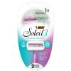 imageBIC Soleil Sensitive Womens Disposable Razors 3 Blades With Moisture Strip For a Silky Smooth Shave 3 Piece Razor Set