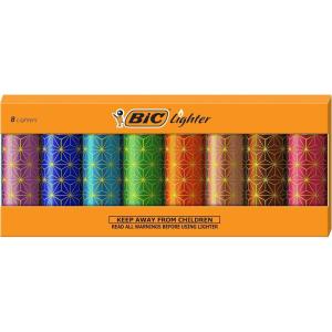 imageBIC Maxi Pocket Lighter Special Edition Metallic Series 8 Count Pack of Lighters