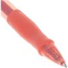 imageBIC Retractable Gel Ink Rollerball Pen Medium Point 07mm Translucent Red Barrel Ink Pack of 4  RLCP41ARED