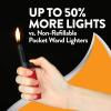 imageBIC EZ Reach Candle Lighter The Ultimate Lighter with Extended Wand for Grills and Firepits 145inch Pastel Series 6 Count Pack Assortment of Colors May Vary