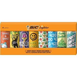 imageBIC Maxi Pocket Lighter Special Edition Counterculture Series 8 Count Pack of LightersCounterculture 2025