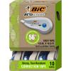 imageBIC Ecolutions WiteOut Brand Correction Tape 198 Feet 10Count Pack Correction Tape Made from 56 Recycled Plastic Excluding Tape
