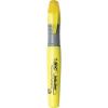imageBIC Brite Liner Grip XL Highlighters Chisel Tip 12Count Pack of Yellow Highlighters Ideal Highlighter Set for Organizing and ColoringYellow
