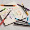 imageBIC Intensity 2in1 Dual Tip Fineliner Pen Assorted Colors 12Count12 Count Pack of 1