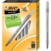 imageBIC Round Stic Xtra Life Black Ballpoint Pens Medium Point 10mm 216Count Pack of Bulk Pens Flexible Round Barrel for Writing Comfort No 1 Selling Ballpoint Pens