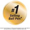 imageBIC Round Stic Xtra Life Black Ballpoint Pens Medium Point 10mm 216Count Pack of Bulk Pens Flexible Round Barrel for Writing Comfort No 1 Selling Ballpoint Pens