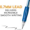 imageBIC Velocity Mechanical Pencils With Colorful Barrel Medium Point 07mm 30Count Bundle Mechanical Pencils With Erasers30Count