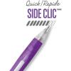 imageBIC Velocity Side Clic Mechanical Pencil Medium Point 07mm Black Soft Comfortable Grip 4Count