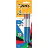 imageBIC 4Color Mini Ballpoint Pen Medium Point 10mm Assorted Inks 2Count