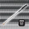 imageBIC Cristal Xtra Smooth Black Ballpoint Pens Medium Point 10mm 500Count Pack of Bulk Pens Worlds No 1 Ball PenBlack