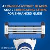 imageBIC EasyRinse AntiClogging Mens Razor Refills Razor Cartridges With 4 Blades All Skin Types 4 Count