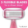 imageBIC Soleil Escape Womens Disposable Razors With 5 Blades for a Sensorial Experience and Comfortable Shave Pack of Vanilla and Berries Scented Handle Shaving Razors for Women 2 Count