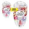 imageBIC Soleil Escape Womens Disposable Razors With 5 Blades for a Sensorial Experience and Comfortable Shave Pack of Vanilla and Berries Scented Handle Shaving Razors for Women 2 Count