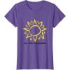 imageLord I thank you for Sunshine TShirt for Men WomenPurple Heather