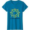 imageLord I thank you for Sunshine TShirt for Men WomenSapphire Blue