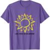 imageLord I thank you for Sunshine TShirt for Men WomenPurple Heather