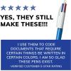 imageBIC 4 Color Pastel Barrel Multicolor Ballpoint Pens Medium Point 10 mm Pack of 6 Pens with Black Blue Green and Red InkAssorted  Original