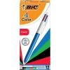 imageBIC 4 Color Pastel Barrel Multicolor Ballpoint Pens Medium Point 10 mm Pack of 6 Pens with Black Blue Green and Red InkAssorted  Original