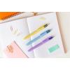 imageBIC 4 Color Pastel Barrel Multicolor Ballpoint Pens Medium Point 10 mm Pack of 6 Pens with Black Blue Green and Red InkBlack  Blue  Green  Red Ink