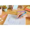 imageBIC 4 Color Pastel Barrel Multicolor Ballpoint Pens Medium Point 10 mm Pack of 6 Pens with Black Blue Green and Red InkBlack  Blue  Green  Red Ink