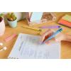 imageBIC 4 Color Pastel Barrel Multicolor Ballpoint Pens Medium Point 10 mm Pack of 6 Pens with Black Blue Green and Red InkBlack  Blue  Green  Red Ink