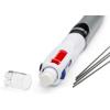 imageBIC 4 Color Pastel Barrel Multicolor Ballpoint Pens Medium Point 10 mm Pack of 6 Pens with Black Blue Green and Red InkRed  Blue  Black Ink