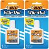 imageBIC WiteOut Quick Dry Correction Fluid 20mL White Goes on Easy with A Reduced Dry Time 1Count Pack1 Count Pack of 2